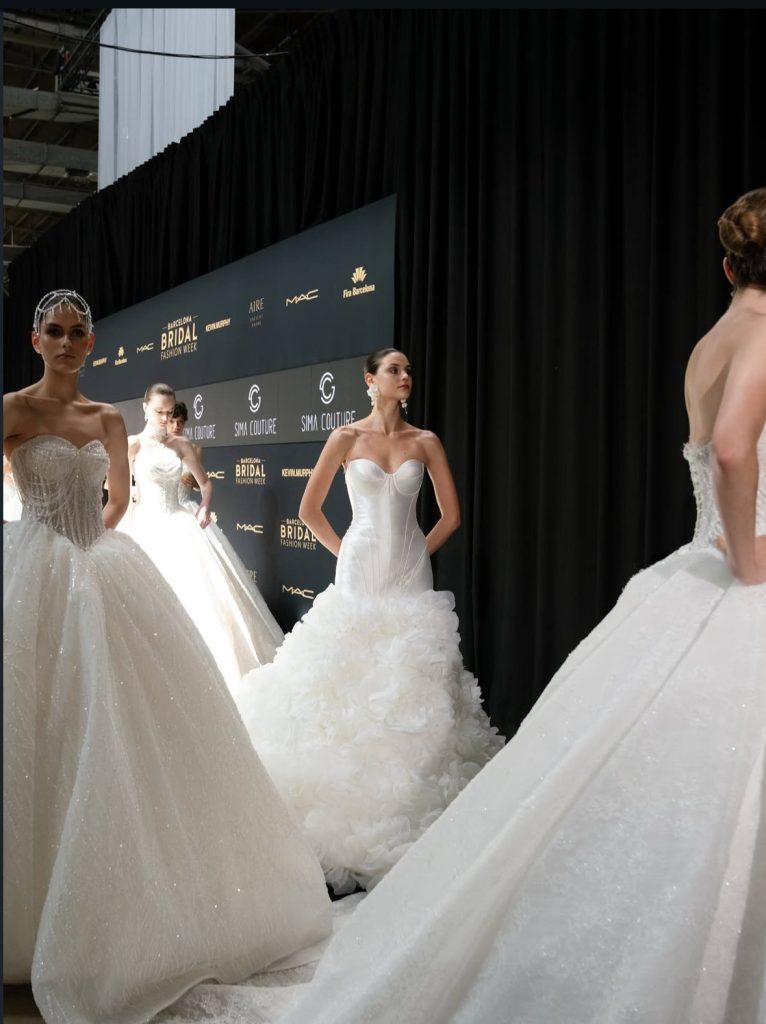 Katy Corso bridal runway show